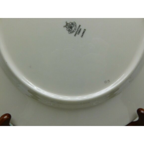 1x  Castleton China Caprice Dinner Plate 10 3/4" Blue Gray Floral Excellent - Picture 10 of 12